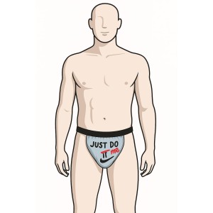 ג'וקסטרפ הומוריסטי לגבר | Novelty