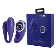 ויברטור זוגי Treasure Pleasure דיגיטלי עם שלט רחוק 