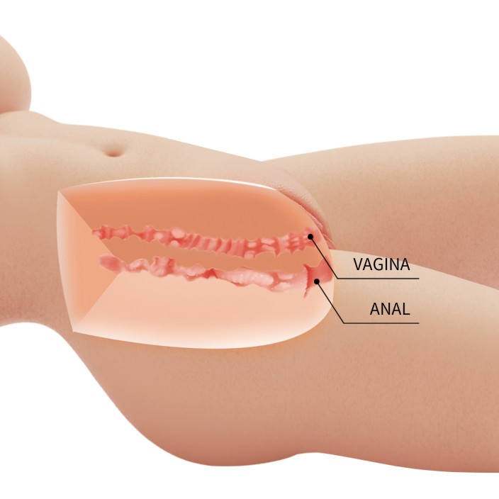 בובת גוף עם שני פתחים | Tiffany