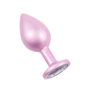 פלאג אנאלי מתכתי ורוד בגודל בינוני | Pink Plug M